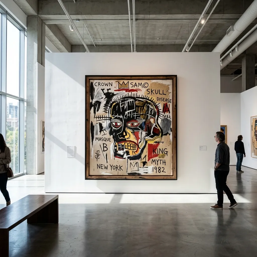 Ilustración de referencia 'Jean Michel Basquiat' - Detalle 2